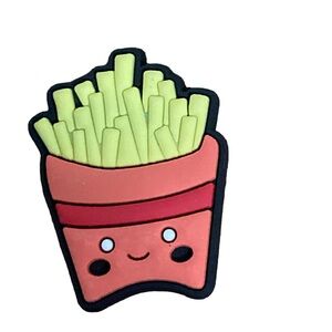 Smiling French Fries Croc Charm